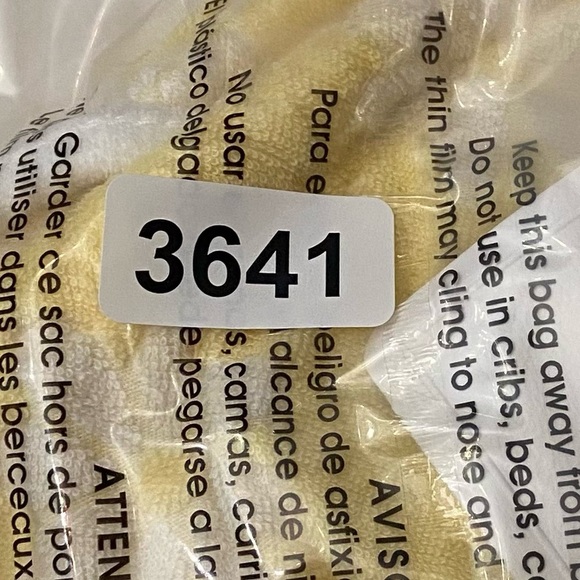 New! SET YLLW THE LABEL Eco Terry Side Tie Bikini 3641 - Picture 8 of 11